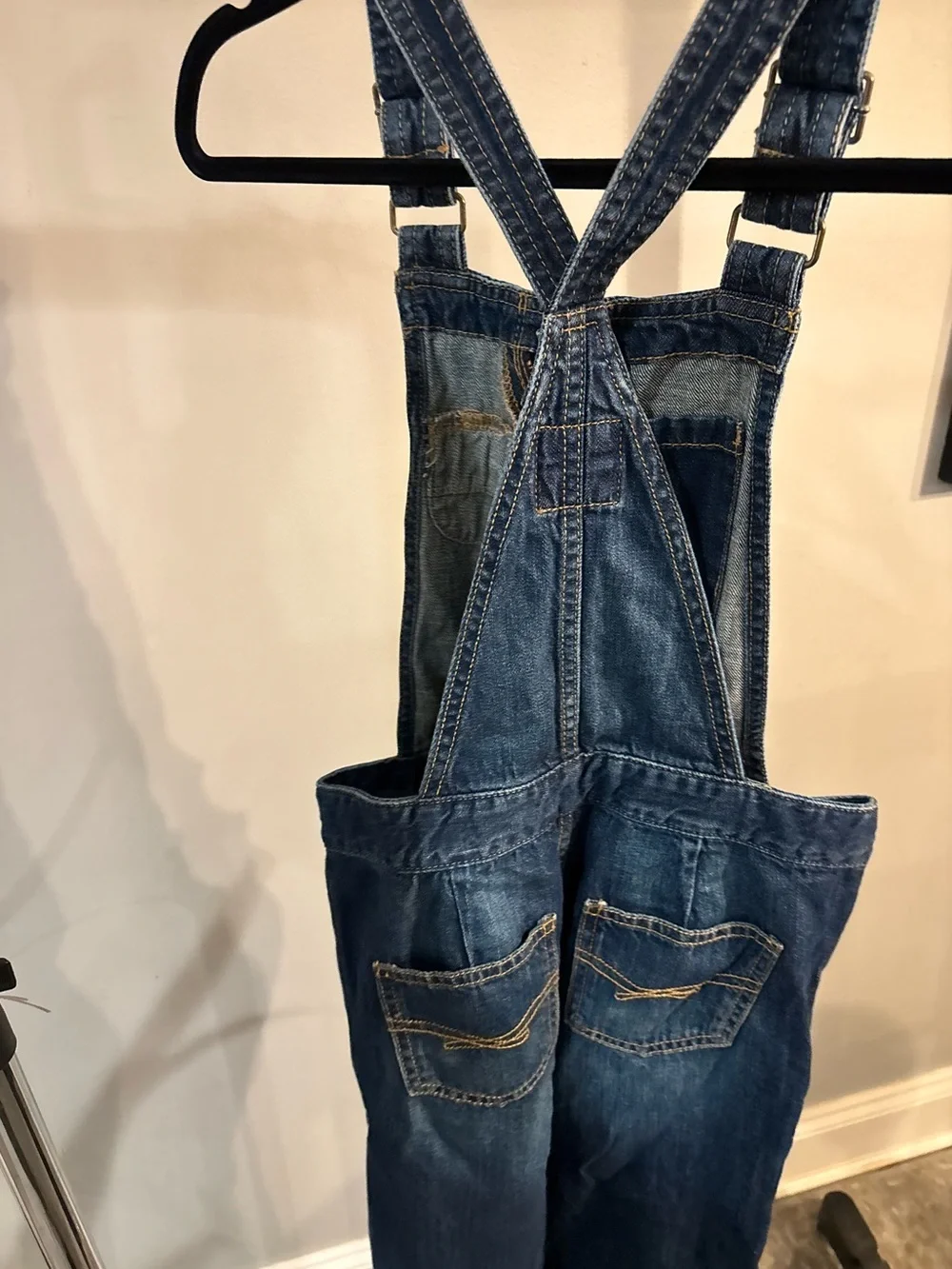 GAP Dark Blue Denim Kids Overalls size medium (8-10)